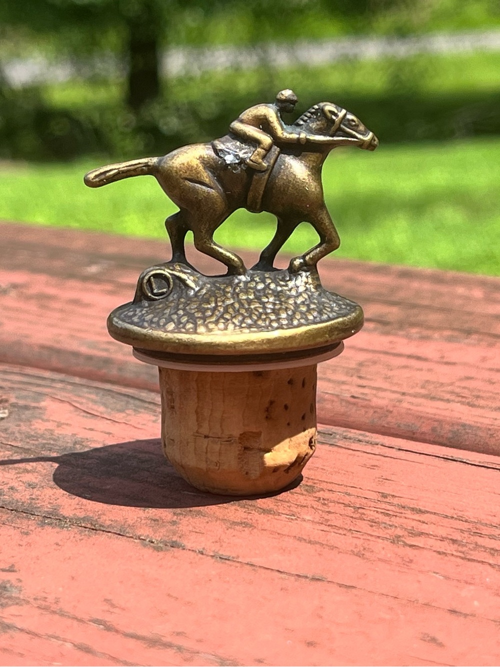 Blanton’s Bourbon Collectible Bottle Stopper Letter L